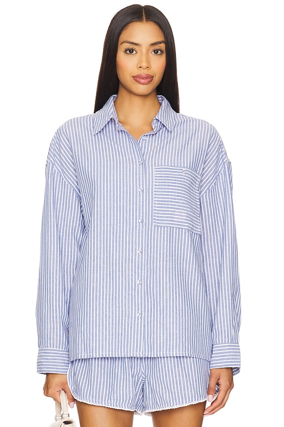 view 2 of 6 Button Up Shirt in Sailing