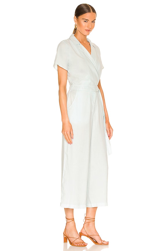 view 2 of 3 Wrap Jumpsuit in Dusty Seafoam