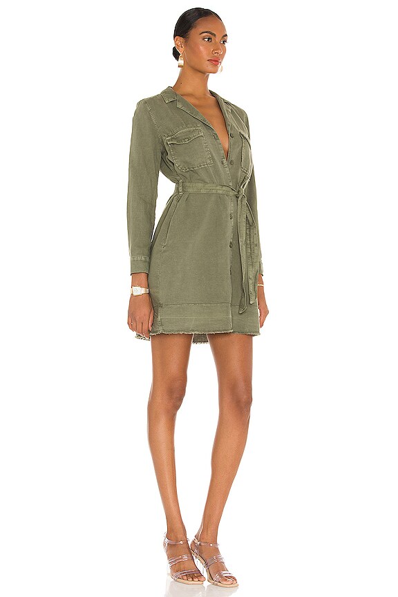 view 2 of 3 Utility Shirt Dress in Basil