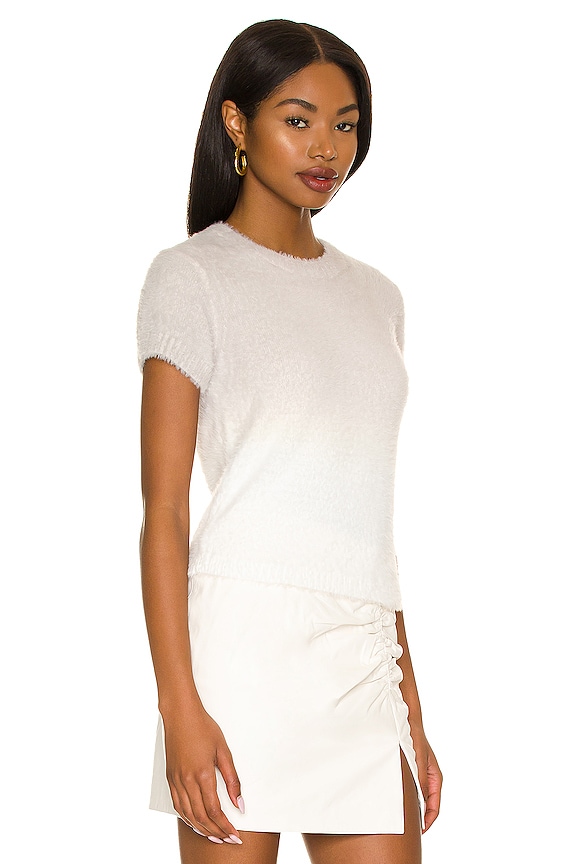 view 2 of 4 Short Sleeve Sweater in Pearl Smoke Ombre