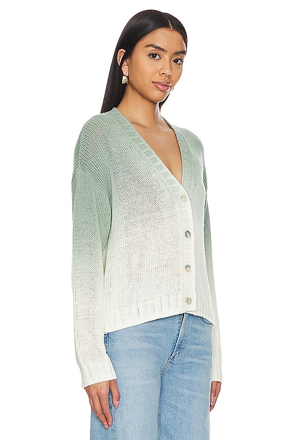 view 2 of 4 GILET in Sage Ombre Dye