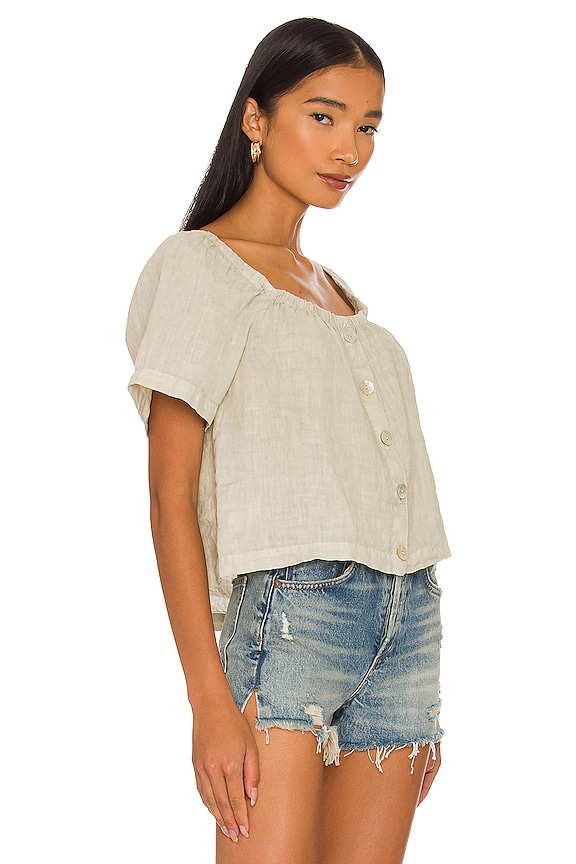 view 2 of 4 BLUSA in Dune Green