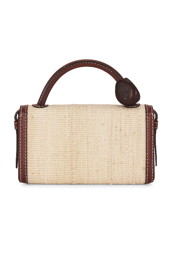 view 2 of 5 SAC CARI X TAGUA WOOL in Cuoio Brown