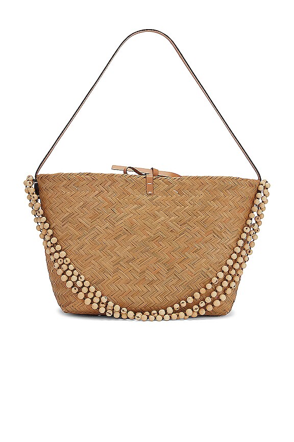 view 1 of 4 Paz Basket Bag in Tan