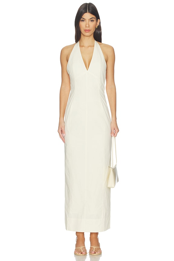 view 1 of 3 ROBE MAXI HELIA in Butter