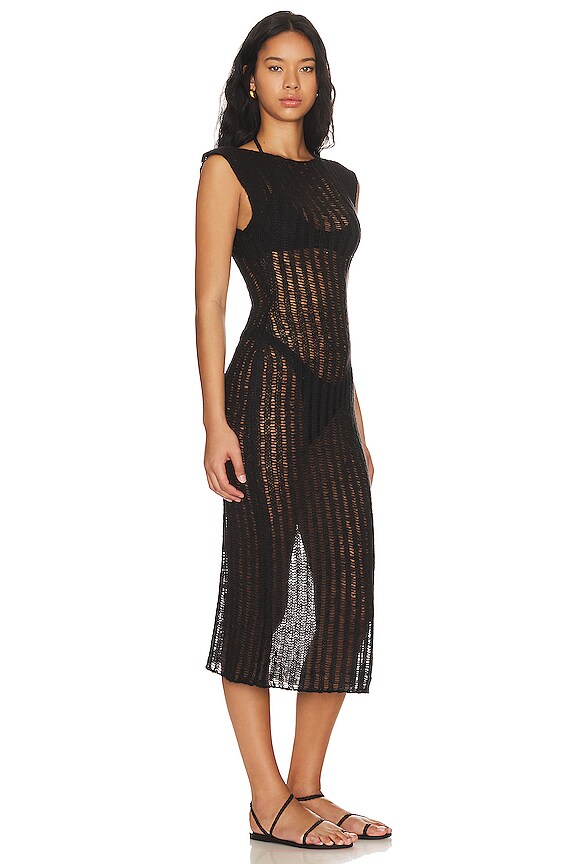 view 2 of 3 Wisteria Knit Maxi Dress in Black