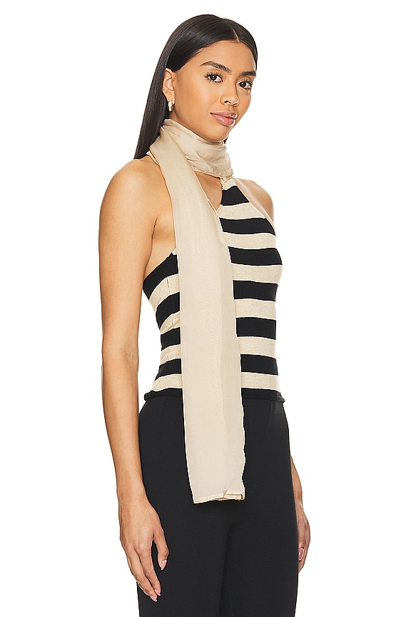 view 2 of 4 DUAL トップ in Cream & Black