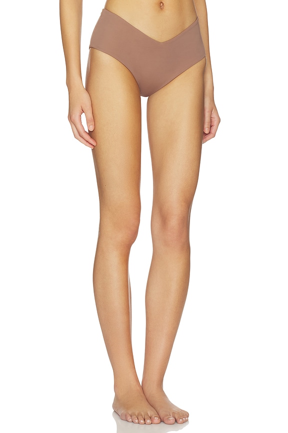 view 2 of 4 Rae Bikini Bottom in Taupe