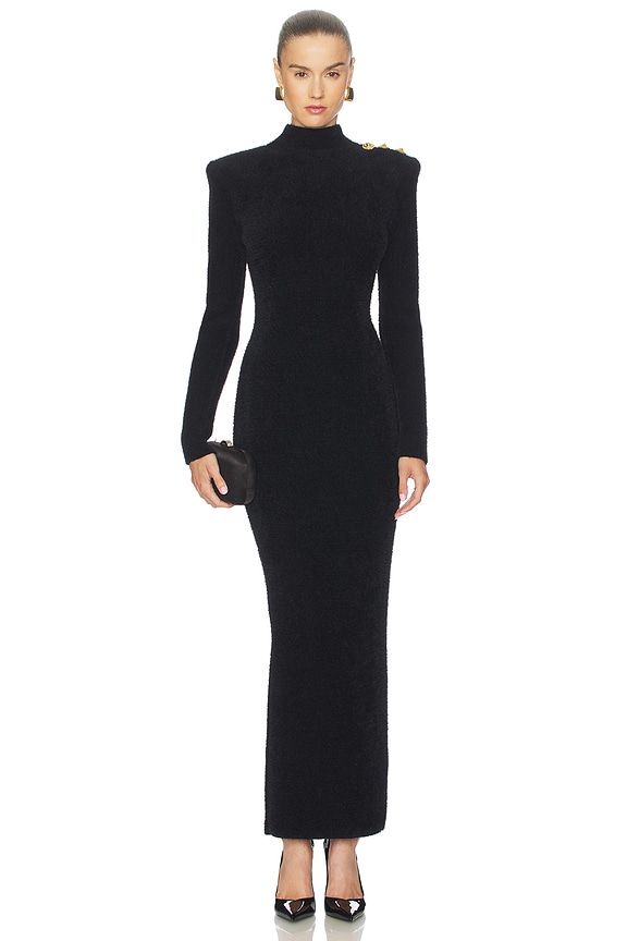 view 2 of 4 Open Back Long Dress in Noir