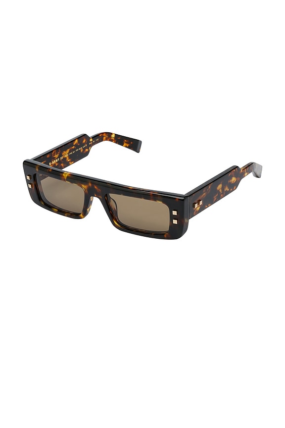 view 2 of 2 B-army Iii Sunglasses in Spotted Havana & Dark Brown