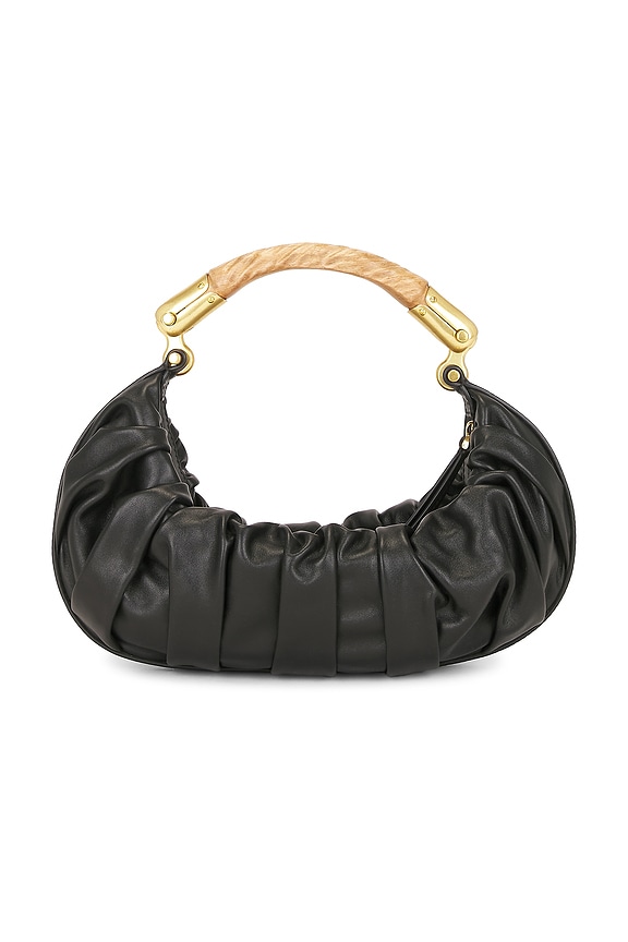 view 2 of 4 CABAS MEDIUM EBENE CALFSKIN  in Black