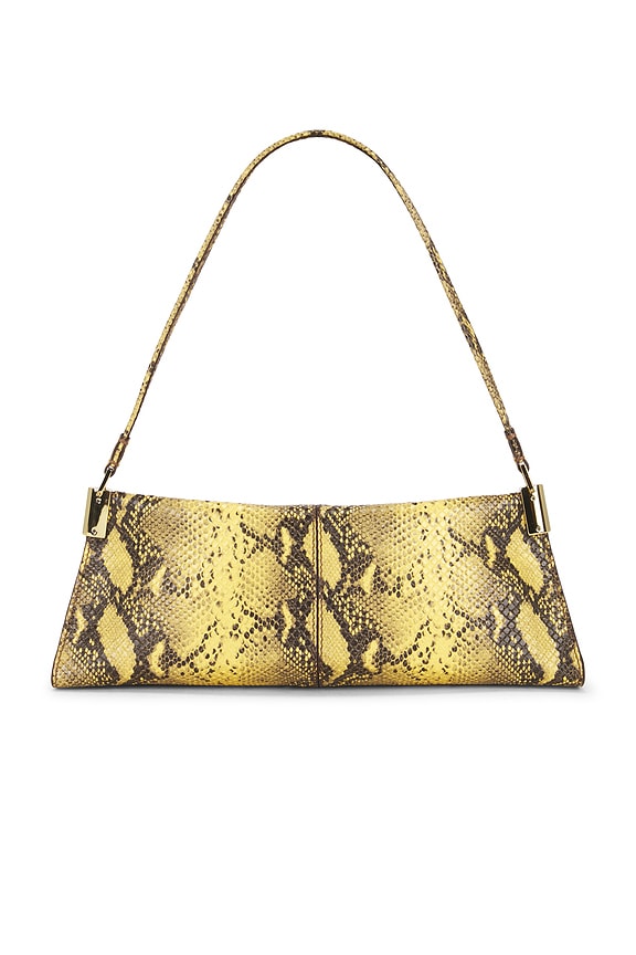 view 2 of 4 Small-calfskin Embossed Python Bag in Jaune