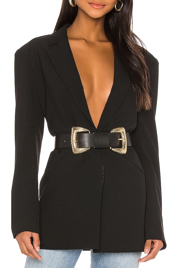 view 1 of 4 Pharaoh Double Belt in Black & Gold