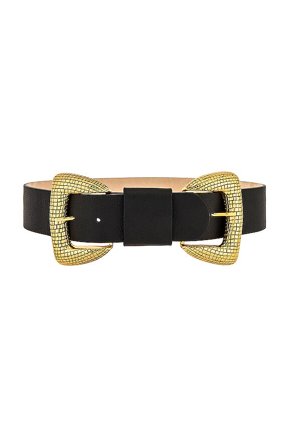 view 2 of 4 Pharaoh Double Belt in Black & Gold