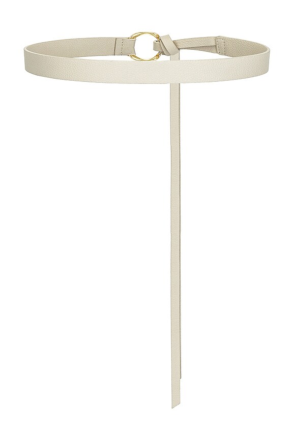 view 2 of 3 Nyx Wrap Belt in Bone & Gold