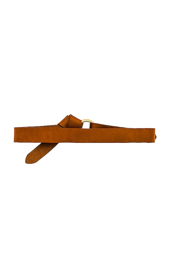 view 2 of 3 CINTURÓN RAE in Cognac & Gold