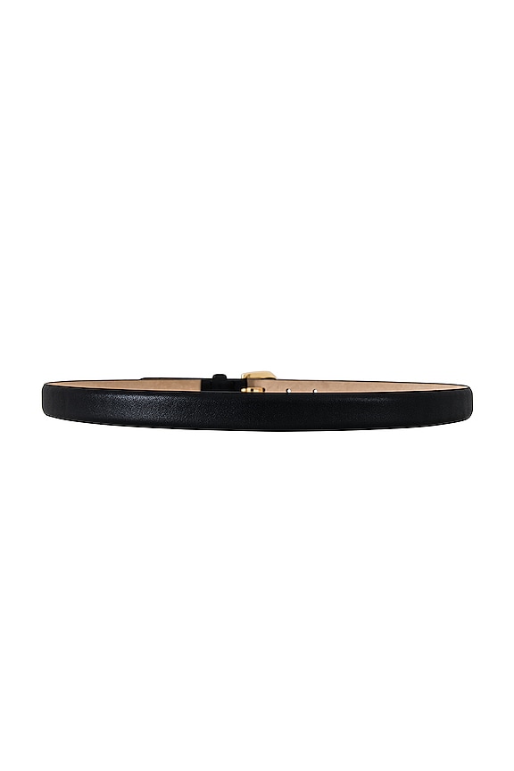 view 2 of 3 Kennedy Mini Belt in Black & Gold