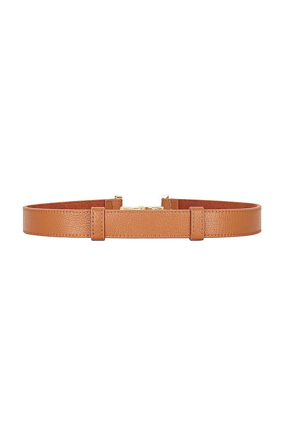 view 2 of 3 Toni Belt in Cuoio & Gold