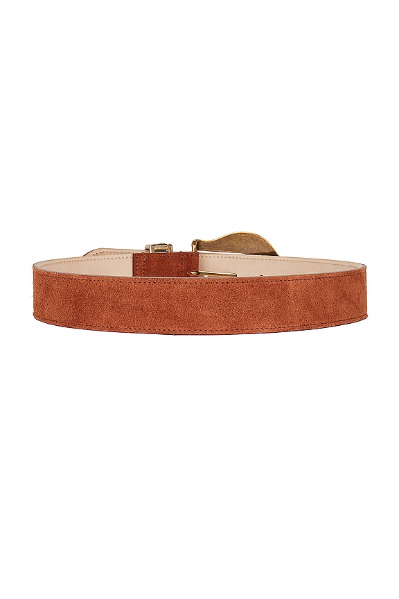 view 2 of 3 CEINTURE TORI in Cognac & Brass