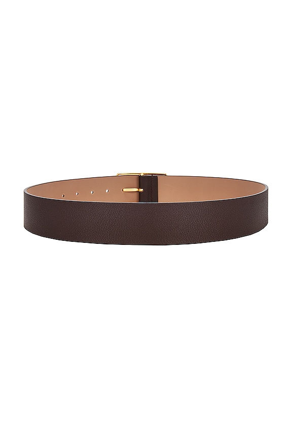 view 2 of 3 Milla Belt in Chocolate & Gold