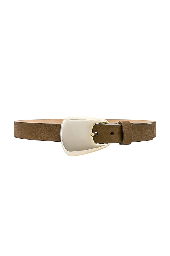 view 1 of 3 Lucian Belt in Walnut & Gold