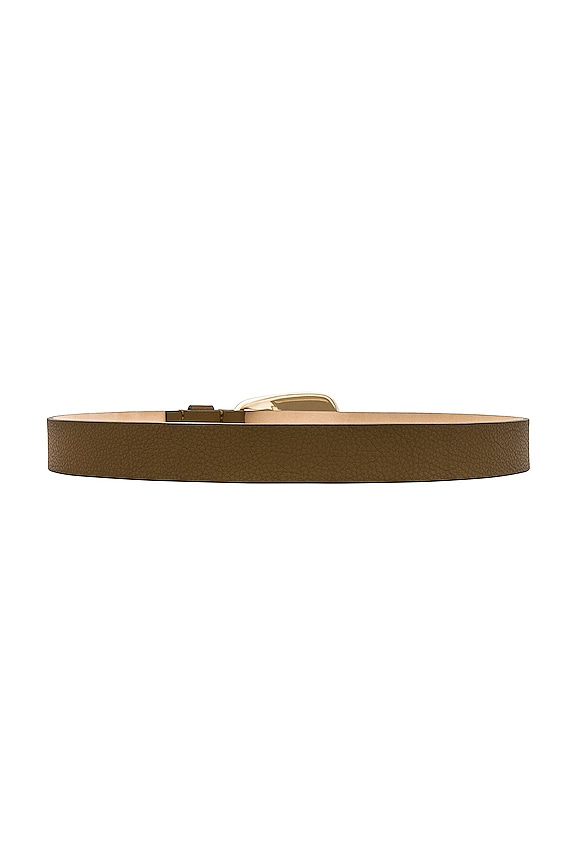 view 2 of 3 Lucian Belt in Walnut & Gold