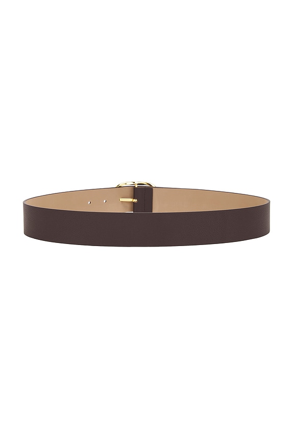 view 2 of 3 Kyra Belt in Chocolate & Gold