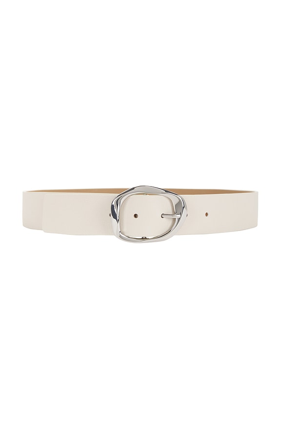 view 1 of 3 Edmond Mini Belt in Gesso & Silver