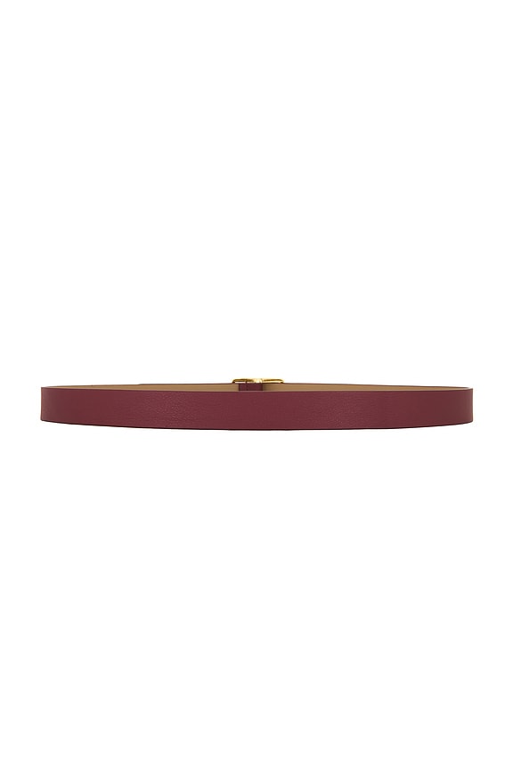 view 2 of 3 Milla Mini Belt in Maroon & Gold