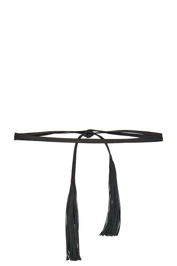 view 2 of 3 CEINTURE À NOUER CAROLINE in Black