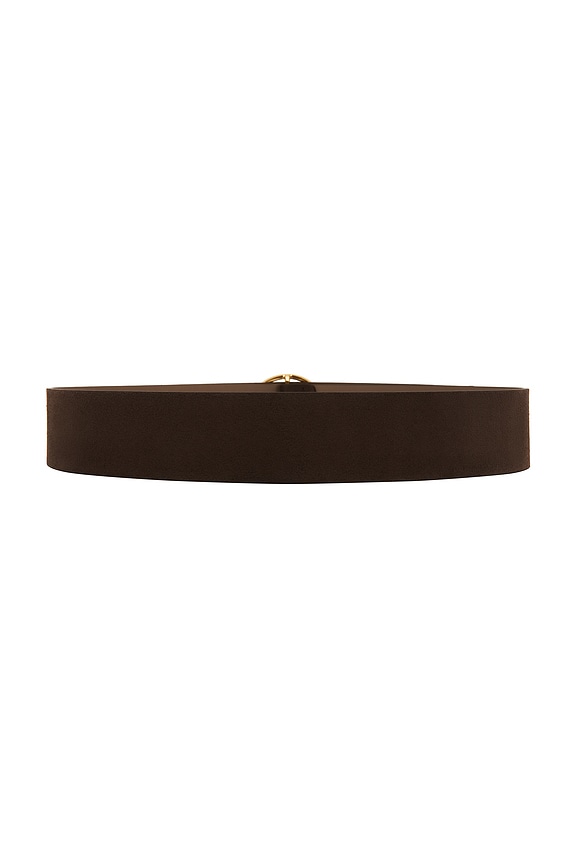 view 2 of 3 Molly Suede in Chocolate & Gold