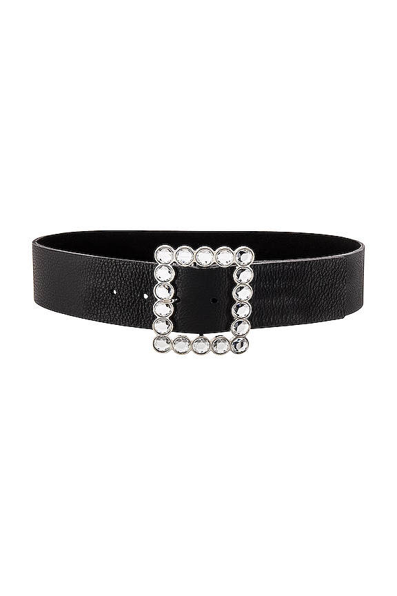 view 1 of 3 Diana Belt in Black & Silver