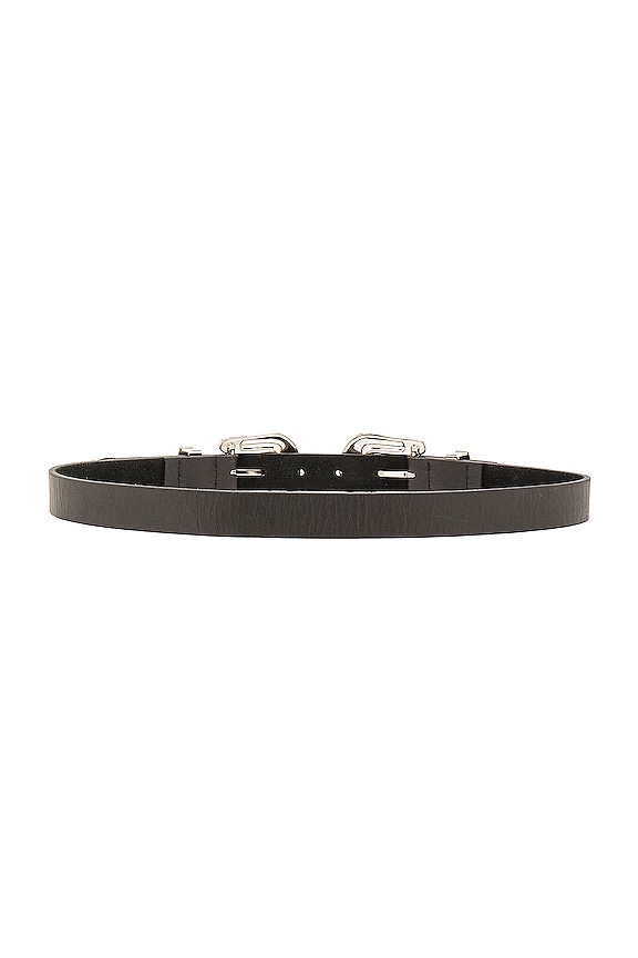view 2 of 2 Baby Bri Bri Belt in Black & Silver