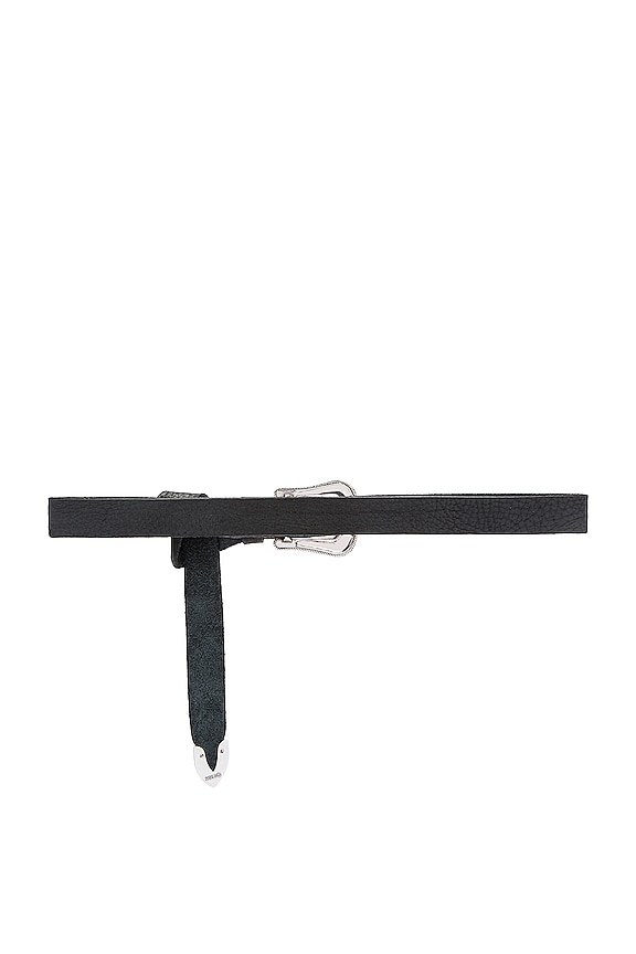 view 2 of 3 CEINTURE TAOS MINI WAIST in Black & Silver