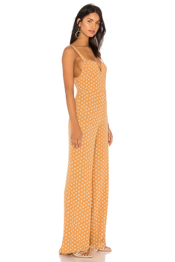 view 2 of 3 Gypset Jumpsuit in Primrose Polka Dot Butterscotch