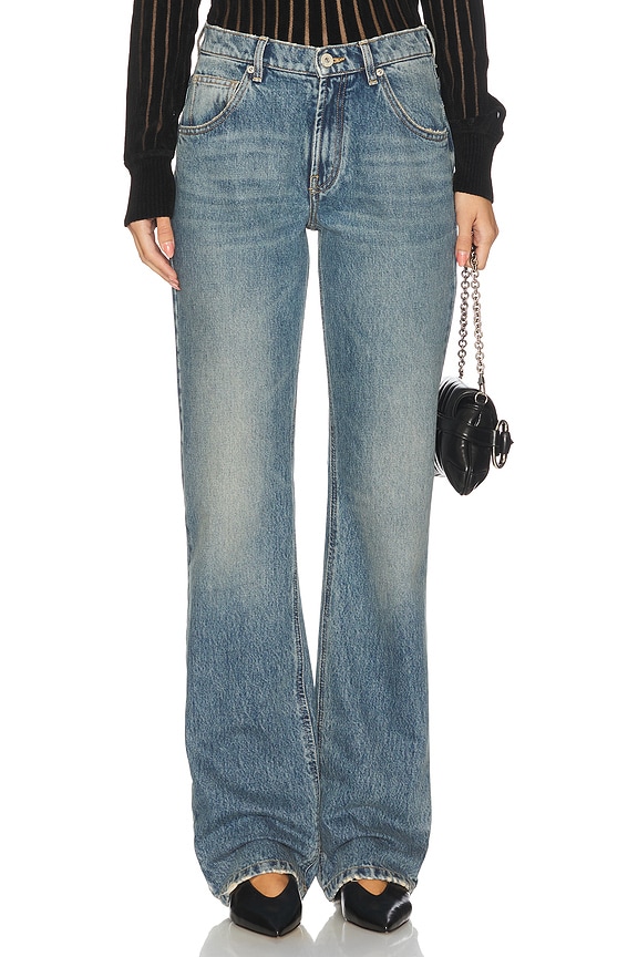 view 2 of 7 Denim Straight Leg in Ice Blue