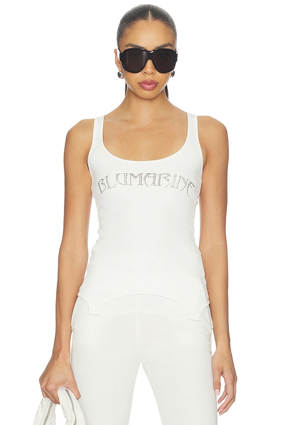 view 1 of 5 Jersey Tank Top in Natural White