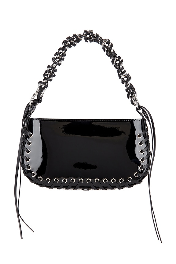 view 2 of 6 Patent Leather Bag in Black