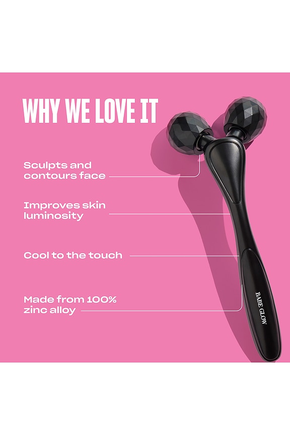view 2 of 4 Babe Glow Pro Face Roller in 