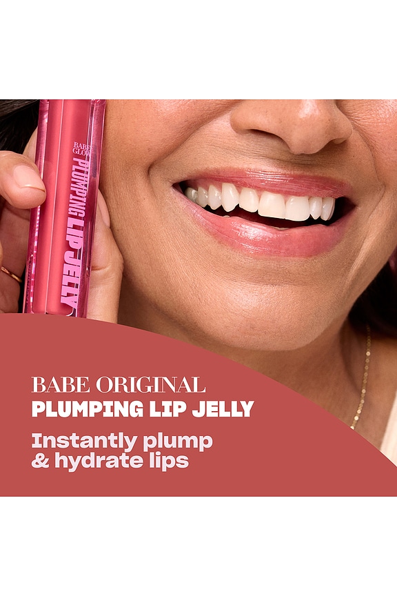 view 2 of 5 BRILLO DE LABIOS BABE GLOW PLUMPING LIP JELLY in Rose