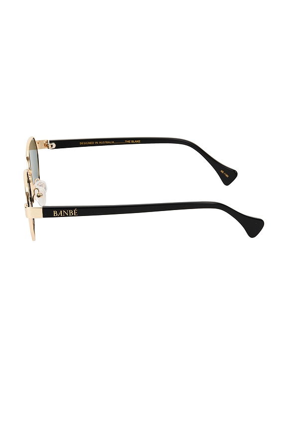 view 2 of 3 Blake Sunglasses in Gold & Dark Olive