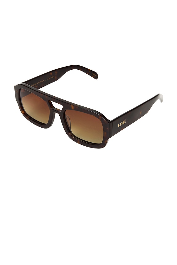 view 2 of 3 СОЛНЦЕЗАЩИТНЫЕ ОЧКИ SUKI in Dark Havana Tort & Chocolate Fade