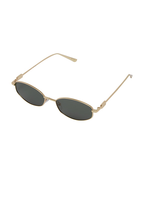 view 2 of 4 The Mila Sunglasses in Gold & Green