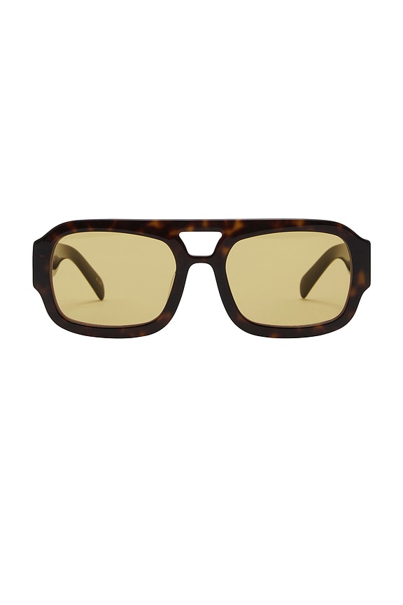 view 1 of 4 The Suki Sunglasses in Dark Havana Tort & Yellow