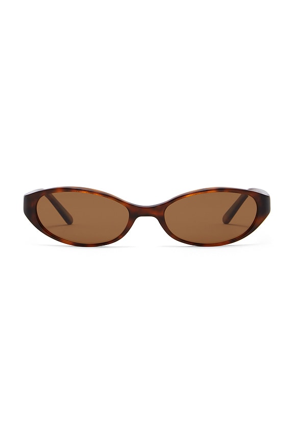 view 1 of 4 GAFAS DE SOL SELENA in Caramel Tort & Chocolate