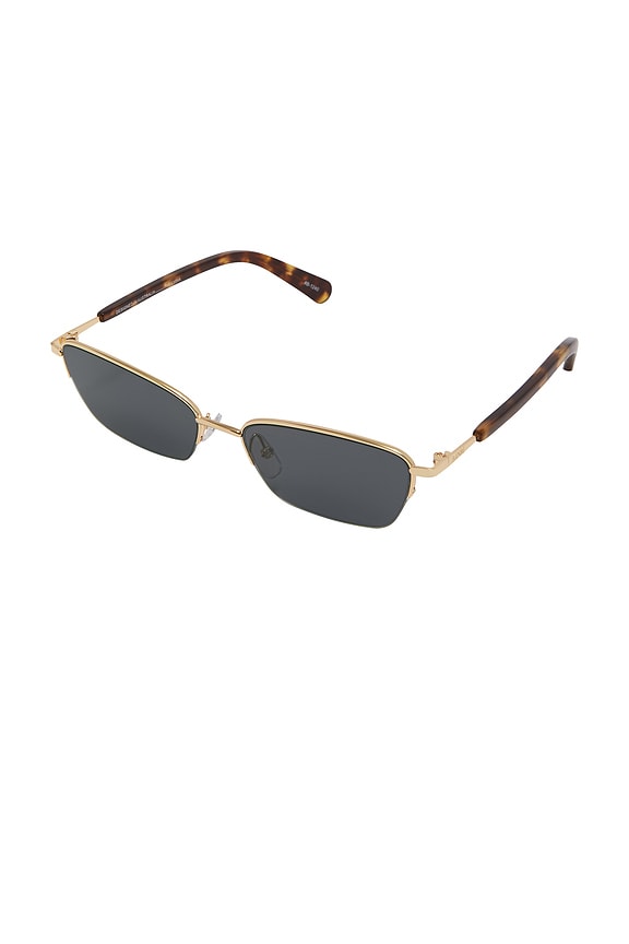 view 2 of 3 LUNETTES DE SOLEIL THE LYDIA in Havana Tort & Gold & Smoke