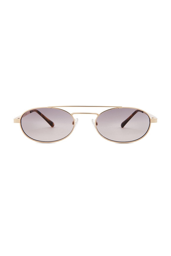 view 1 of 3 The Winnie Sunglasses in Gold Smoke