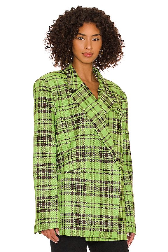 view 2 of 4 SAMANTHA 블레이저 in Green & Black