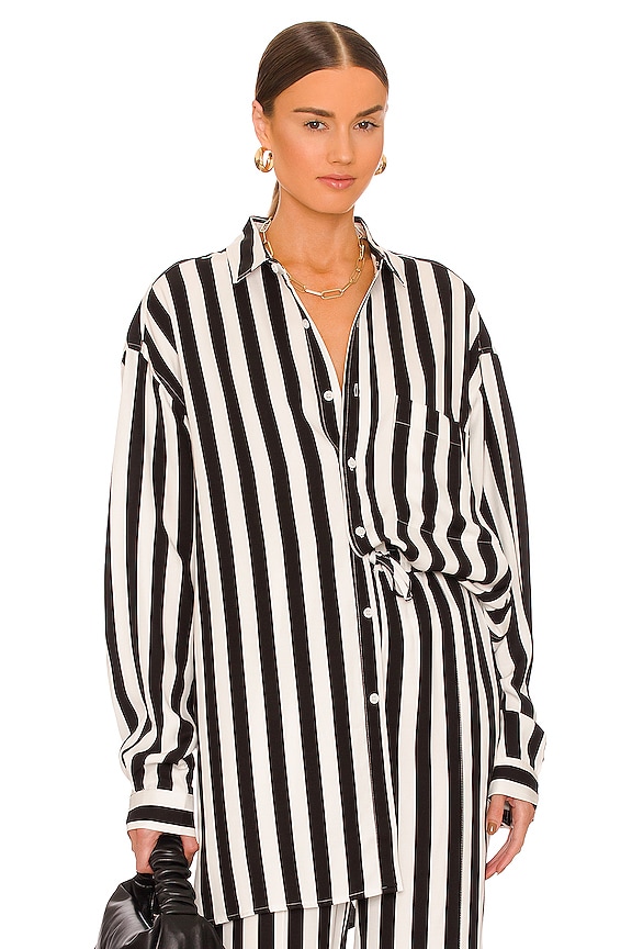 view 2 of 5 DILLON 셔츠 in Black & White