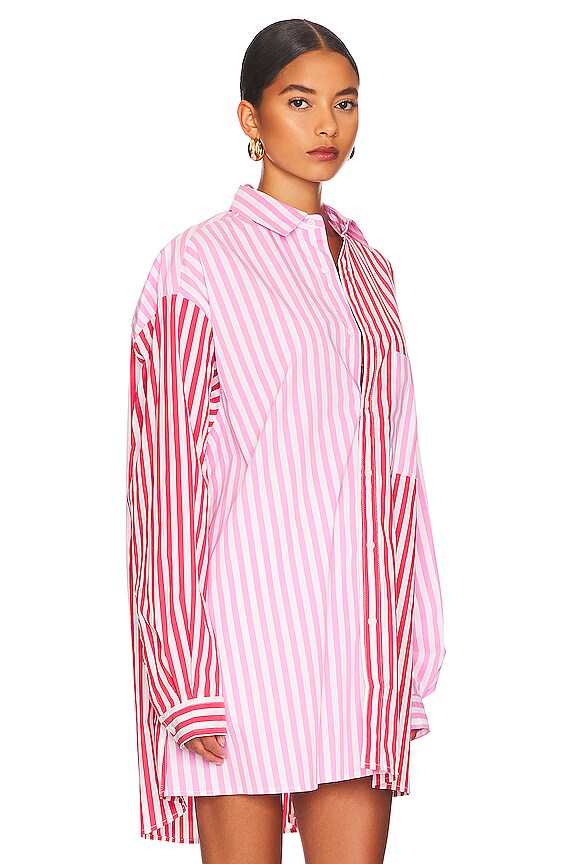 view 2 of 4 Benny Shirt in Red & Pink